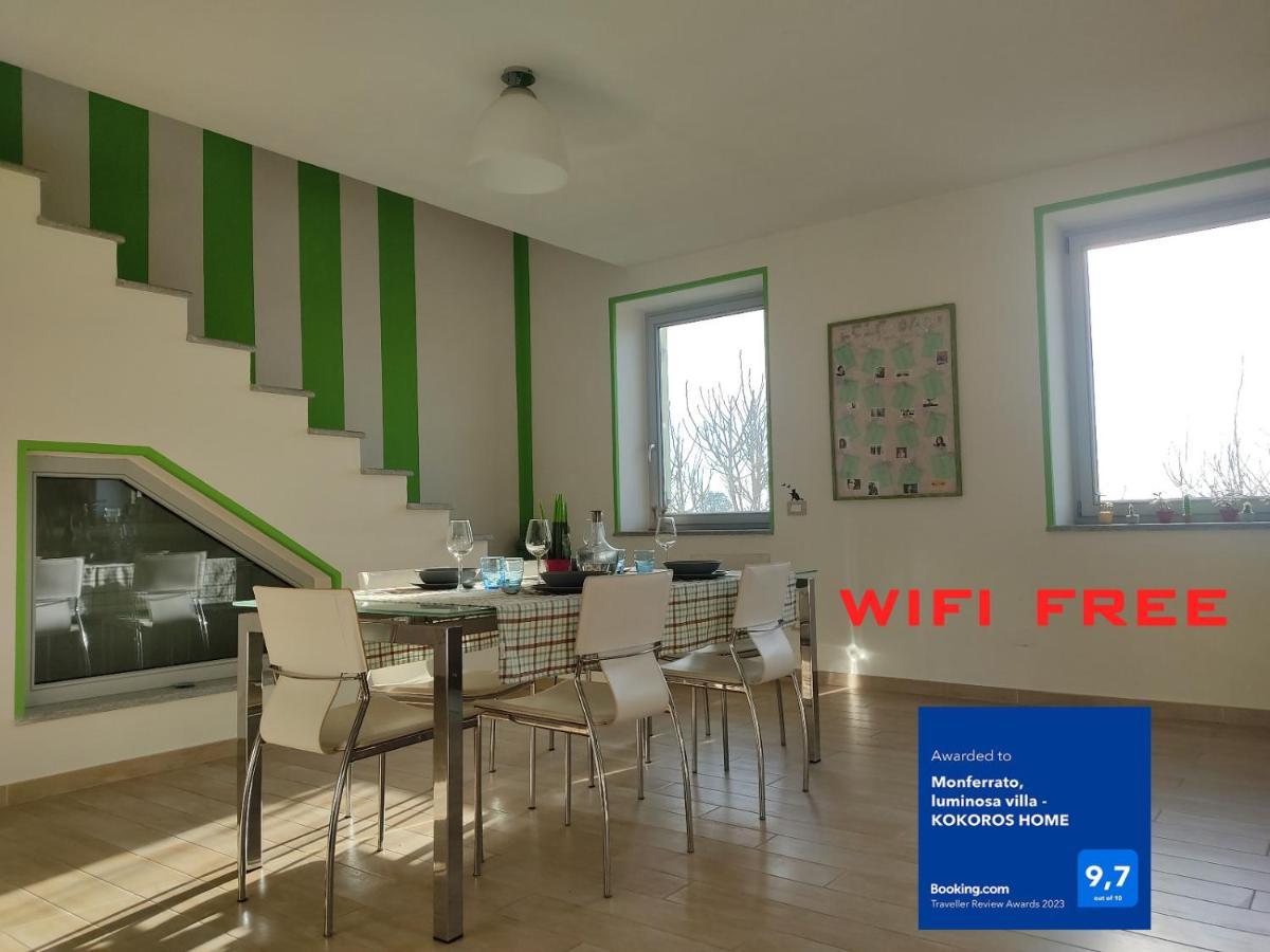 KOKOROS HOME, luminosa villa nel Monferrato. CastellʼAlfero Esterno foto